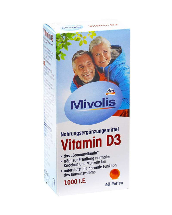 Вітамін Д3 MivolisVitamin D3 1000, 60 перлин