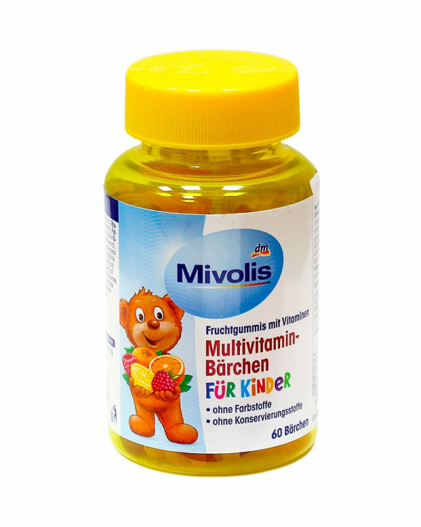 Полівітаміни для дітей MivolisMultivitamin-Barchen, 60 ведмежат, 120 г